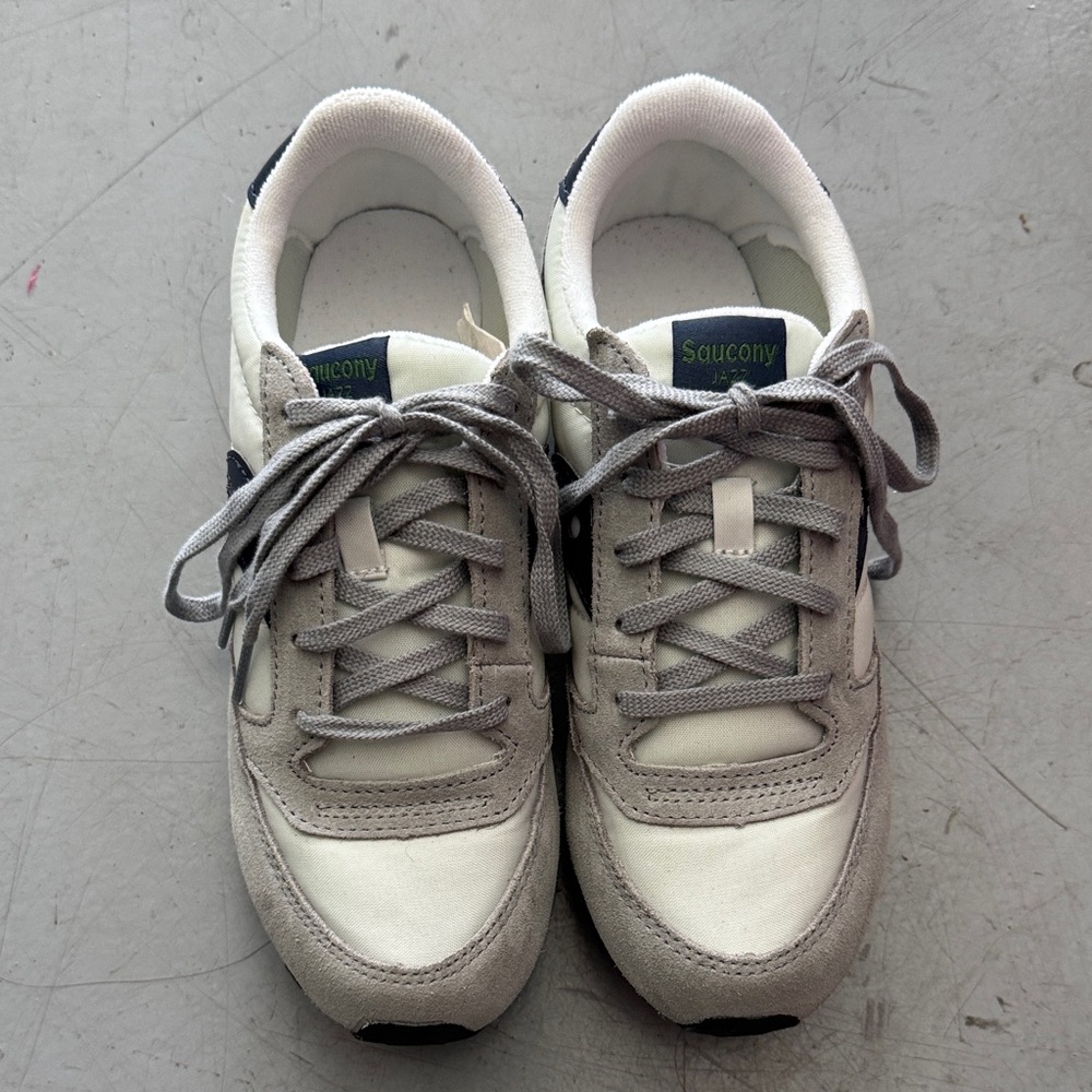 Gray and White Sneakers - Saucony